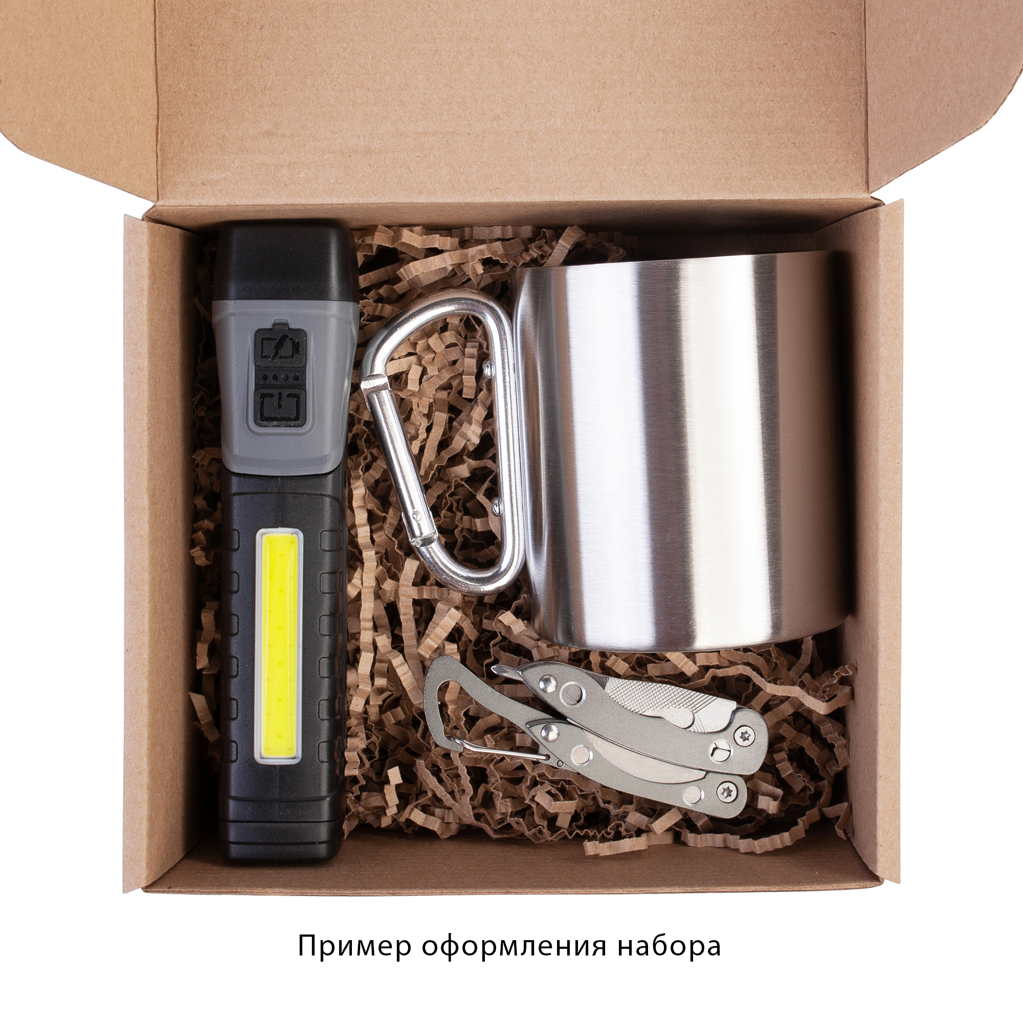 Мультитул "Duty" 9в1, цвет серый