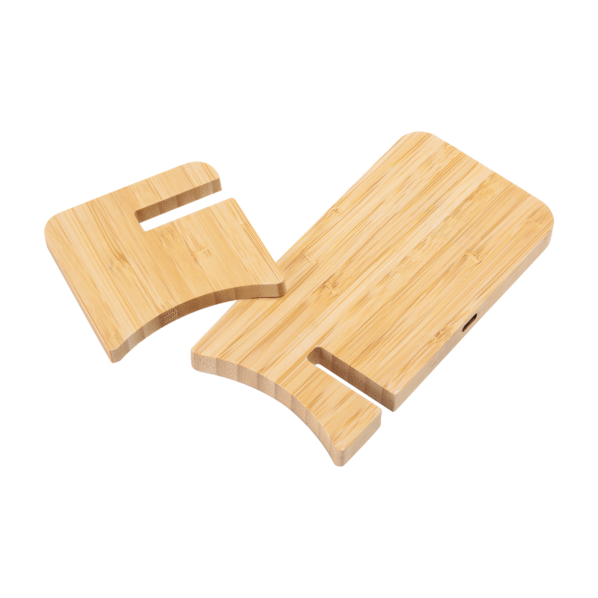 Складная беспроводная (15W) зарядная станция "Puzzle" с подсветкой логотипа, цвет бежевый