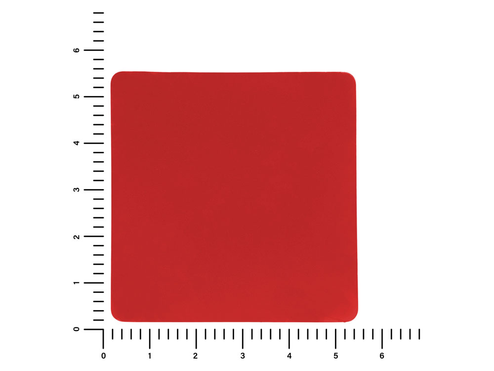 ПАТЧ КВАДРАТ soft-touch (красный) 5,5 х 5,5 см