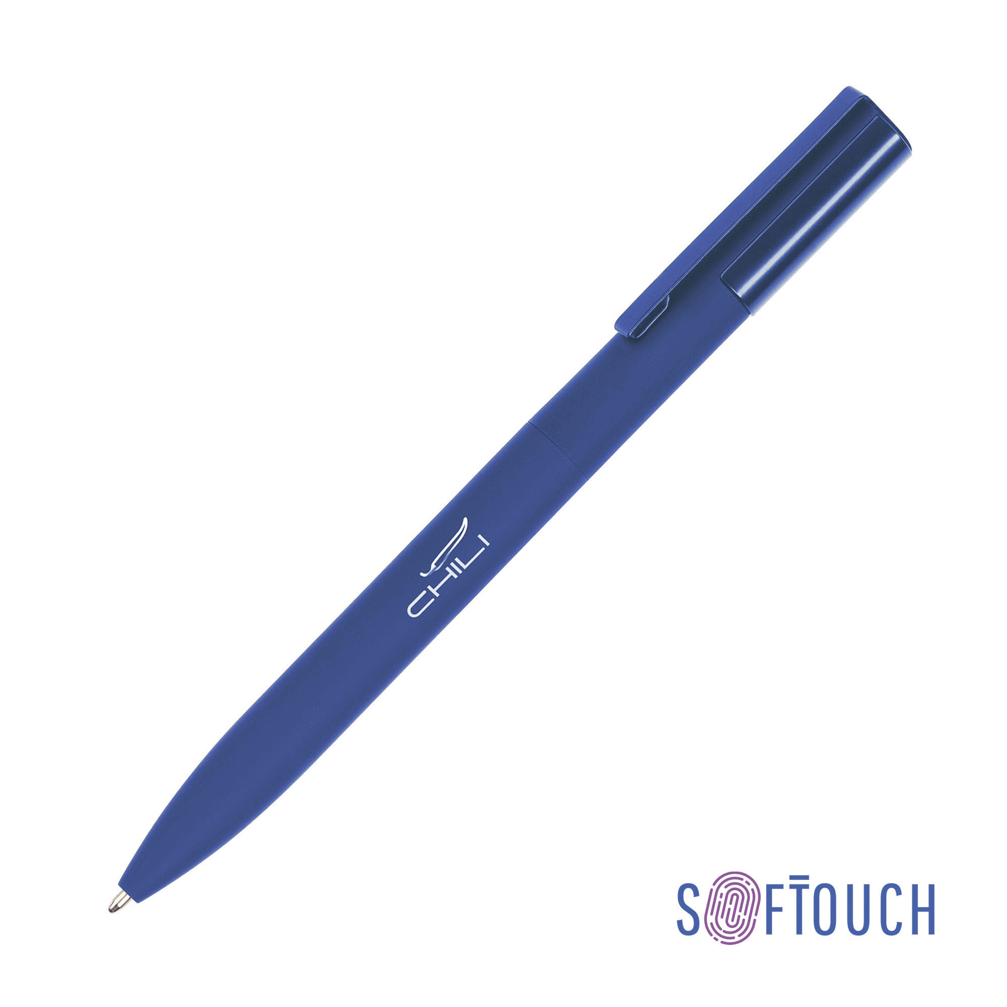 Ручка шариковая "Orion", покрытие soft touch, цвет темно-синий
