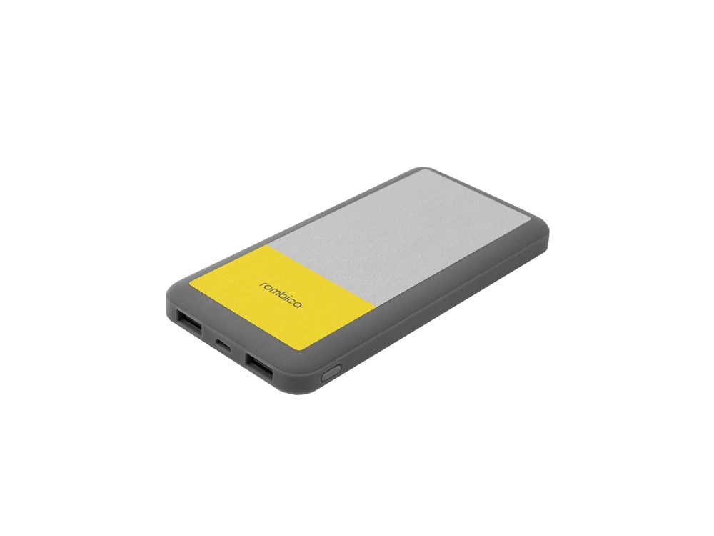 Внешний аккумулятор Rombica NEO Bright 4C, желтый, серый, желтый