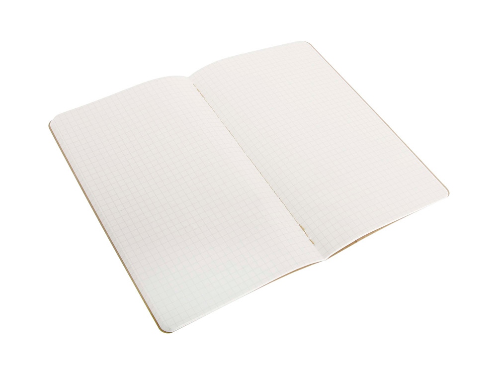 Записная книжка Moleskine Cahier (в клетку, 3 шт.), Large (13х21см), бежевый
