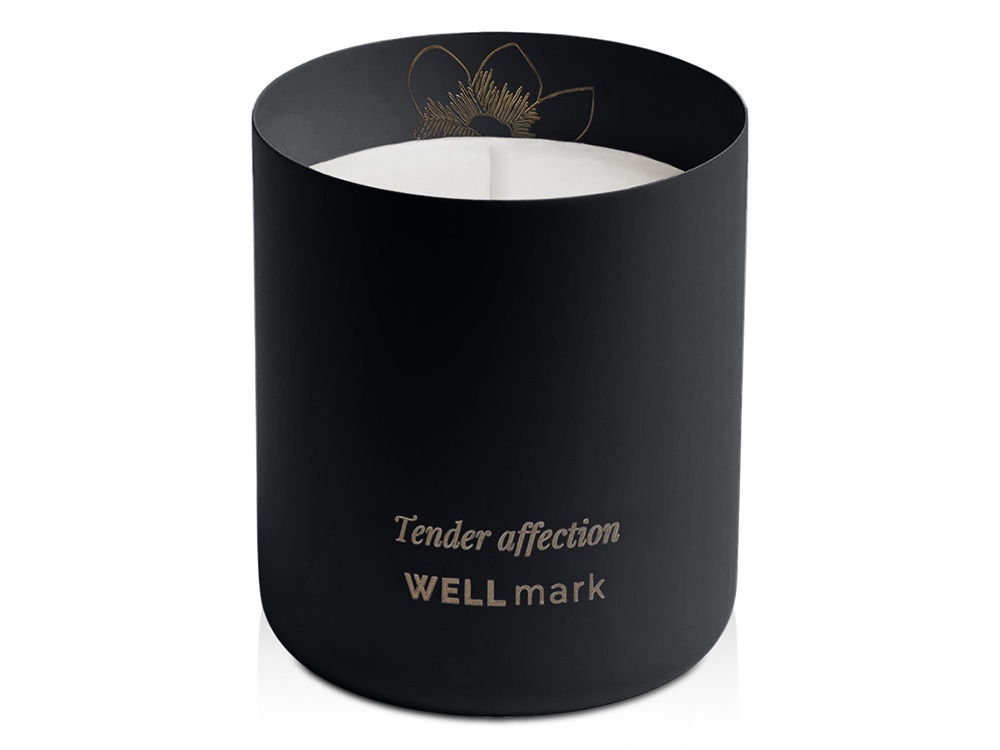 Ароматическая свеча Wellmark Tender Affection - сплошной черный