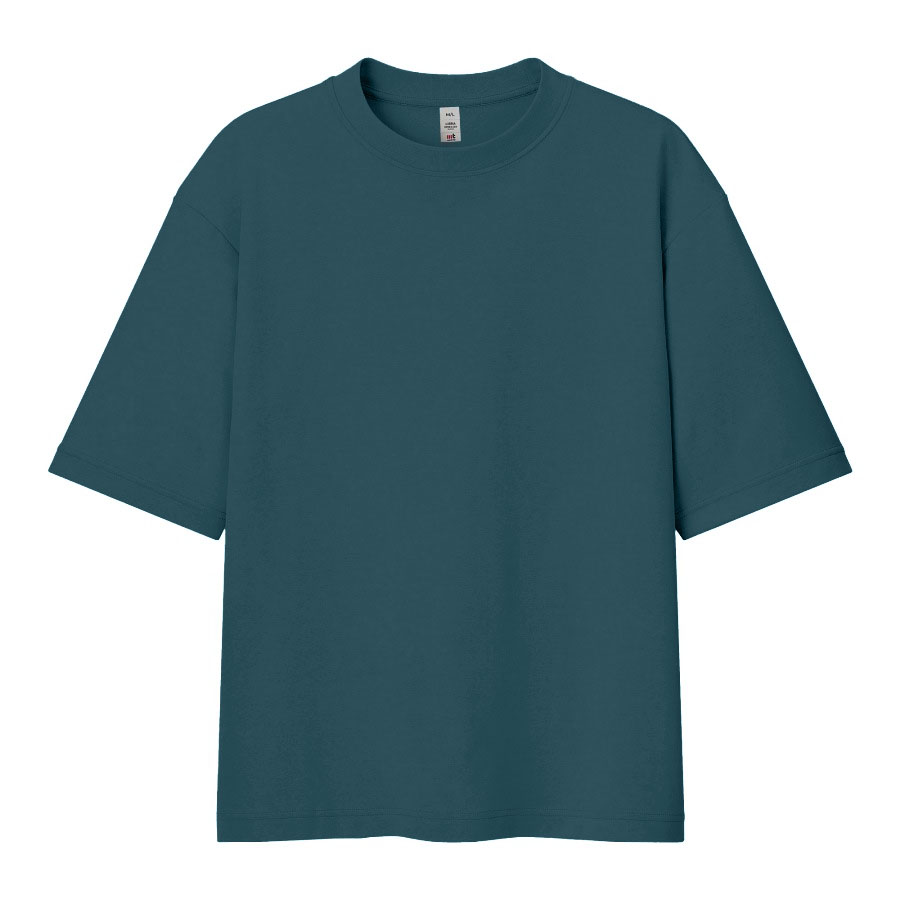 Футболка мужская оверсайз LIBRA, изумрудный, M/L, 100% хлопок, 220 г/м2