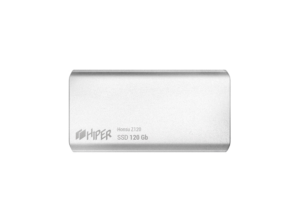 Внешний SSD накопитель Honsu Z120 120GB USB3.1 Type-C, Z, Hiper, серебристый
