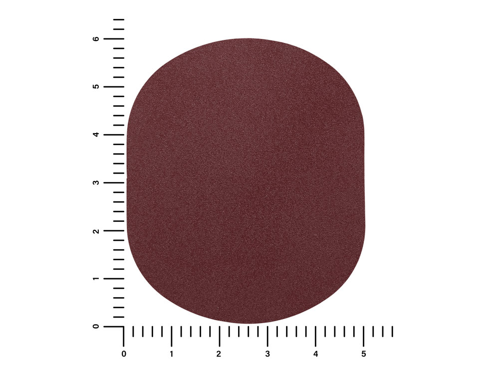 ПАТЧ ОВАЛ nubuk (коричневый ) 6,0 х 5,0 см
