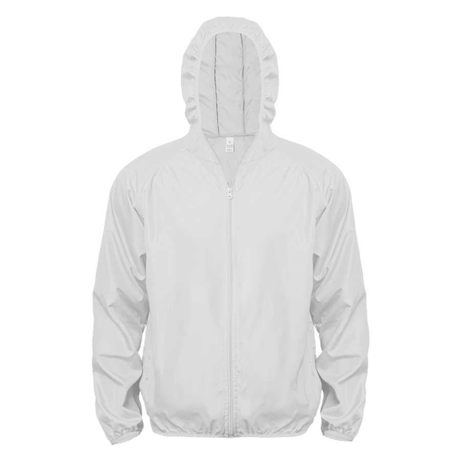 Ветровка мужская COLIN, белый, 2XL, 100% полиэстер, плотность 280Т.