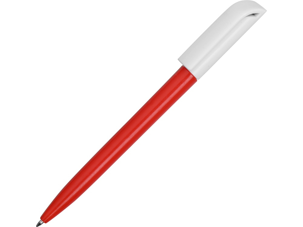 Ручка пластиковая шариковая Миллениум Color BRL, красный/белый, красный, белый
