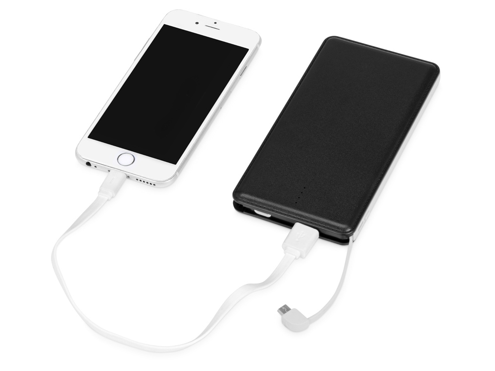 Портативное зарядное устройство Стор, 10000 mAh, черный