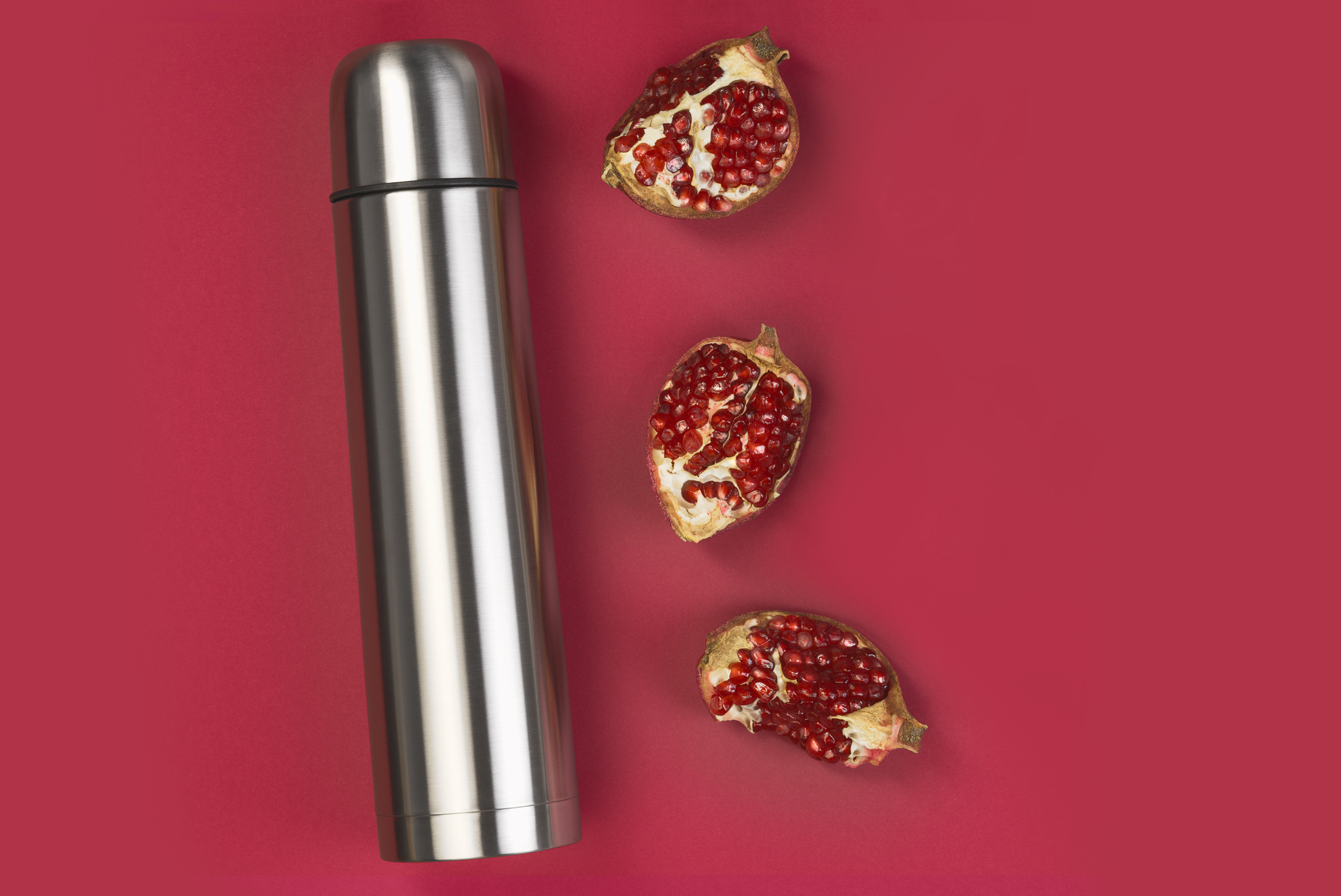 Термос "Родос" 1000 мл, цвет стальной серый