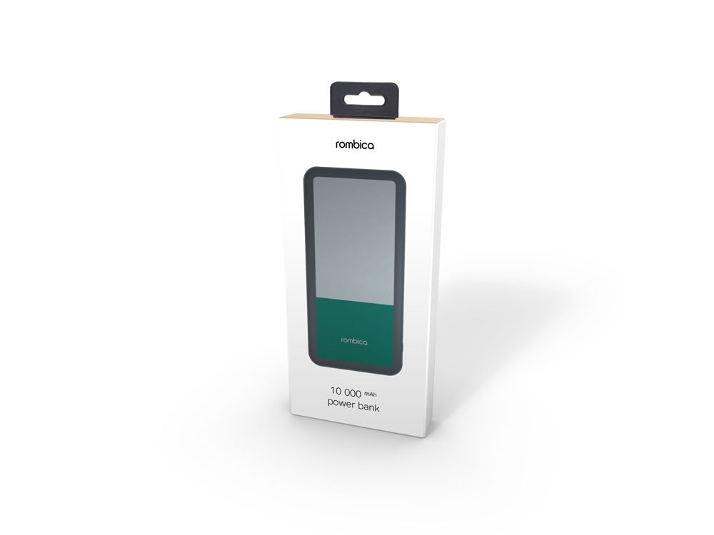 Внешний аккумулятор Rombica NEO Bright 5C, зеленый, серый, зеленый