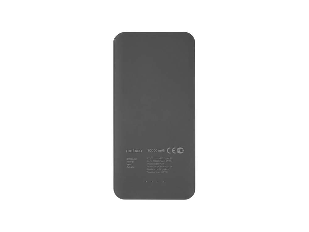Внешний аккумулятор Rombica NEO Bright 4C, желтый, серый, желтый