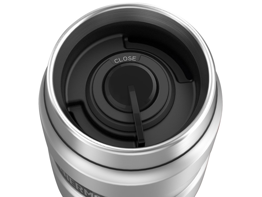 Кружка-термос из нерж. стали тм THERMOS SK1005SBK 0.47L, стальной, серебристый