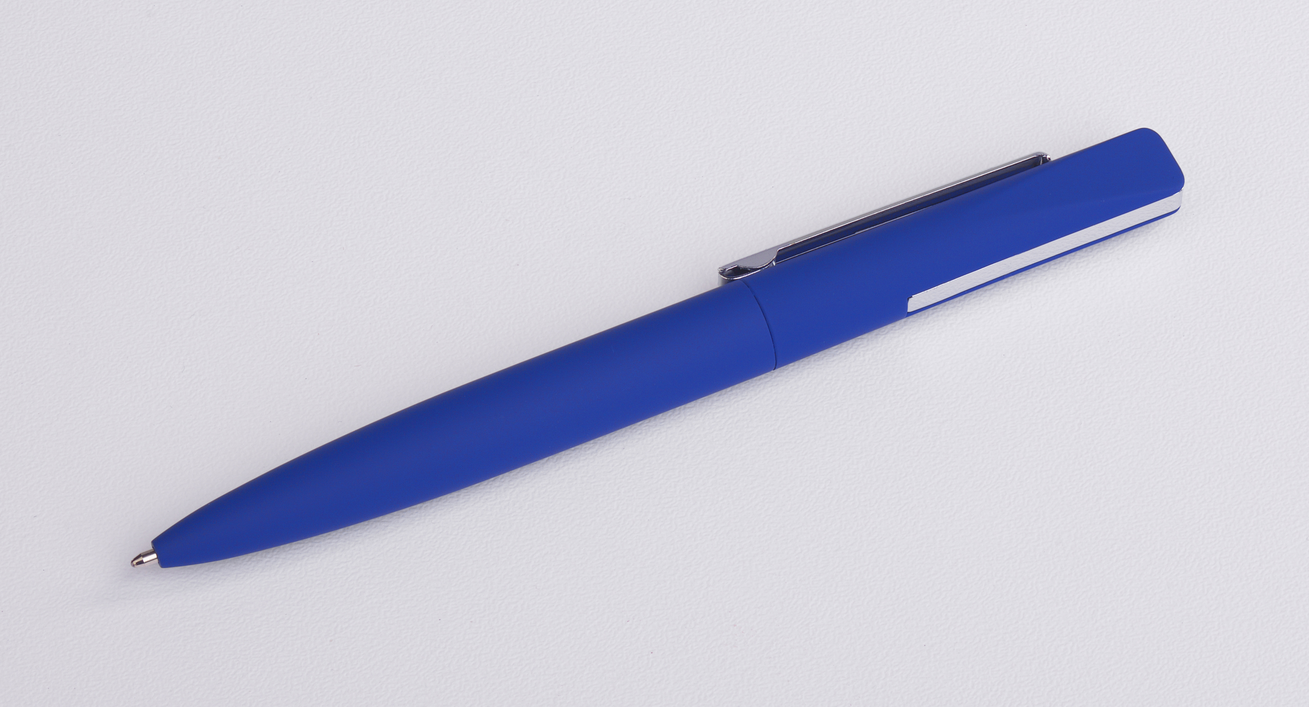 Ручка шариковая "Mercury", покрытие soft touch, цвет синий