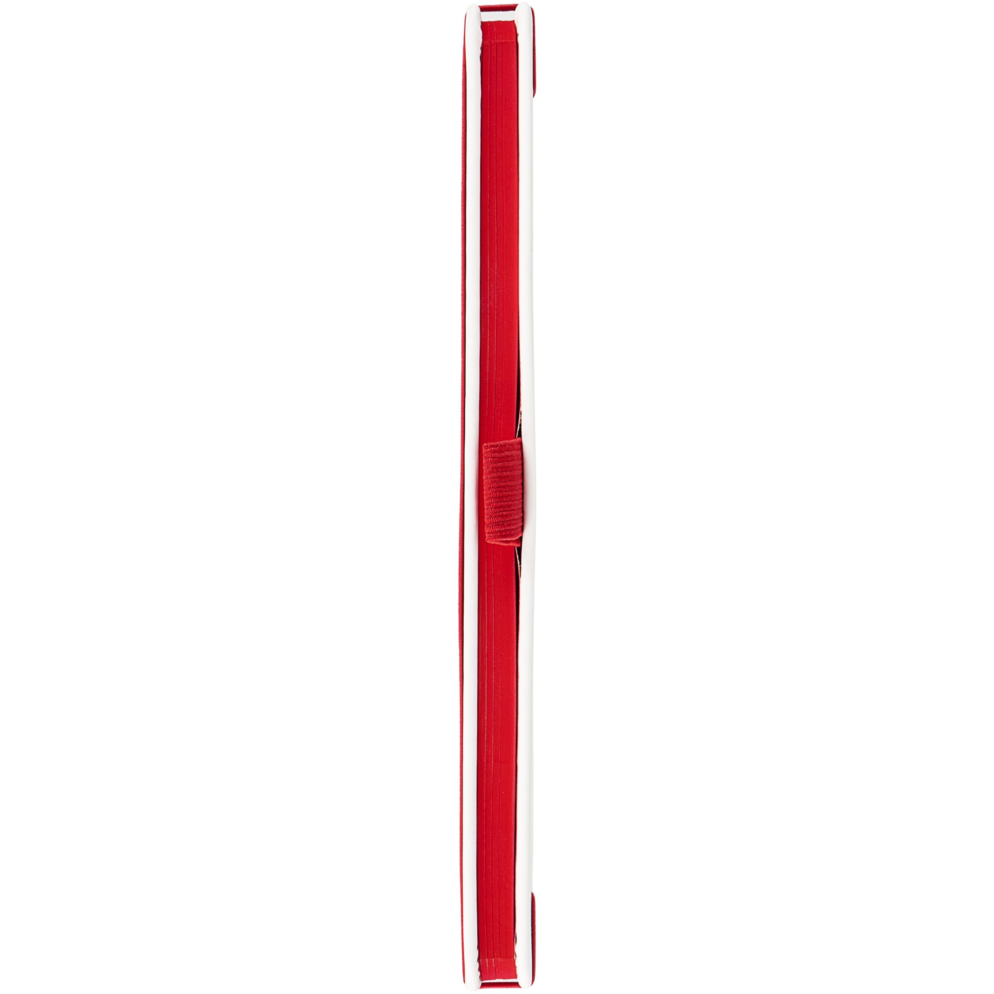 Блокнот ColorNote White, твердая обложка A5, 80 листов, белый с красным