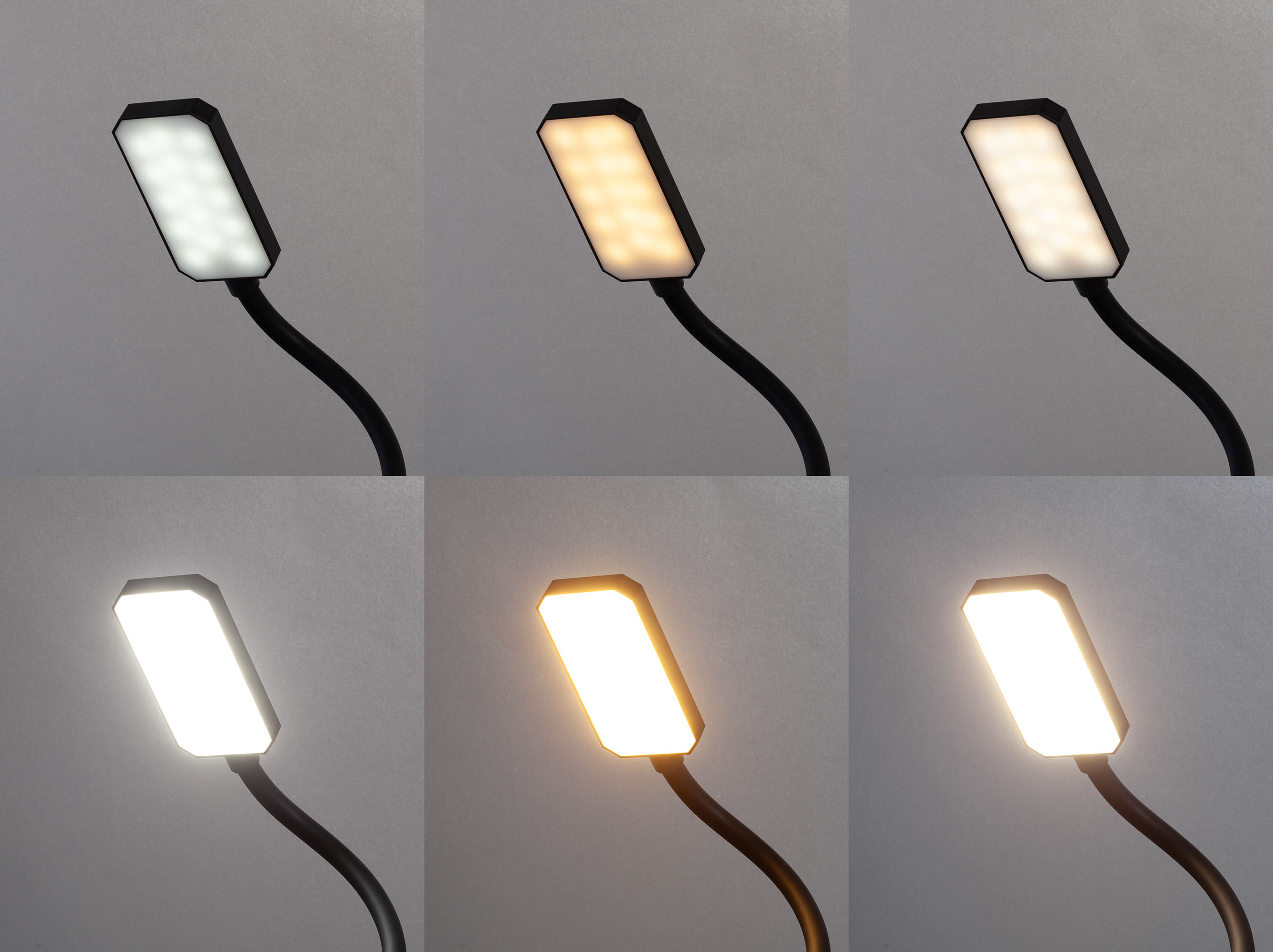 Лампа "Smart Flex" с беспроводным 3в1 (15W) ЗУ с MagSafe, часами, карандашницей и подсветкой логотипа, цвет черный