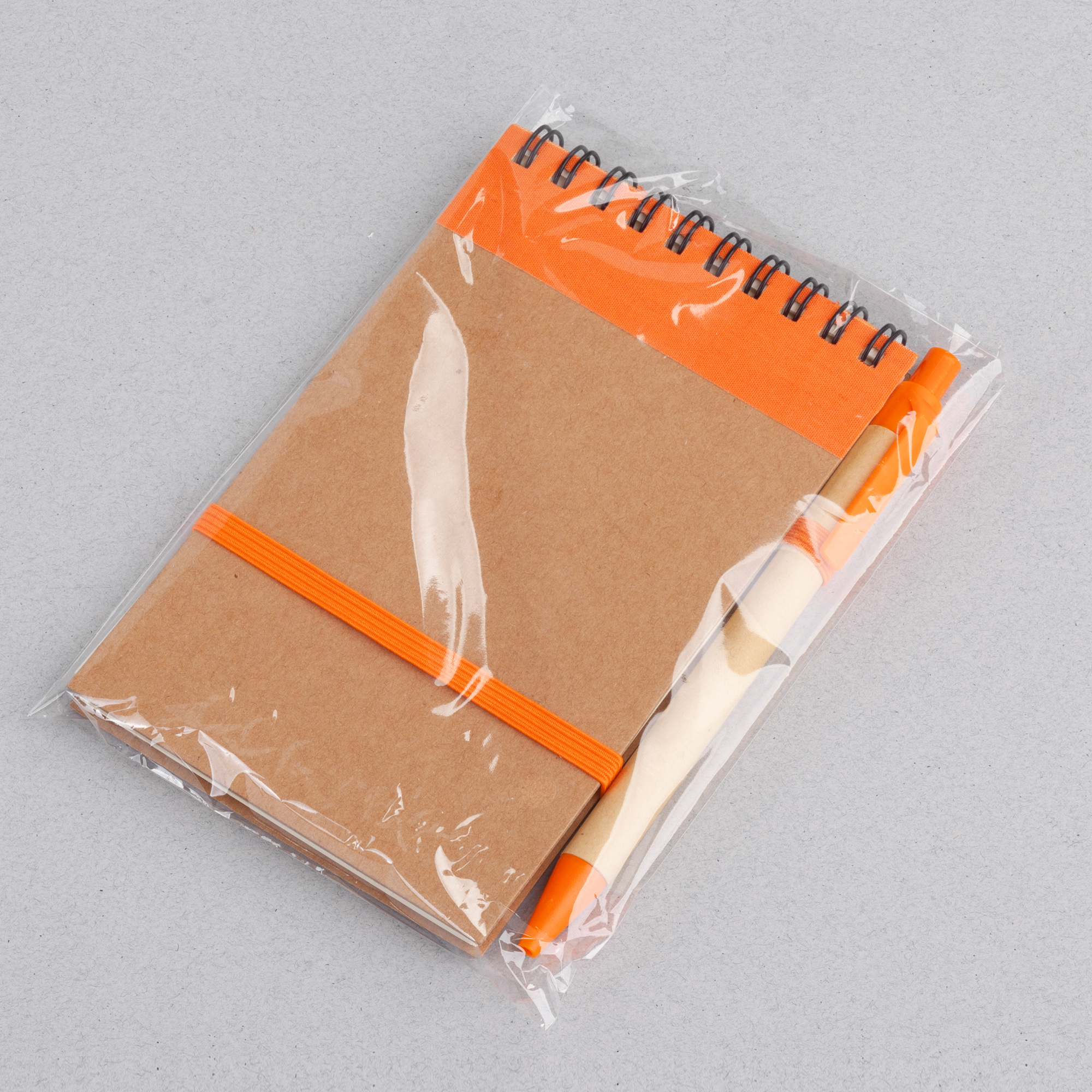 Блокнот с ручкой "Papyrus", цвет оранжевый