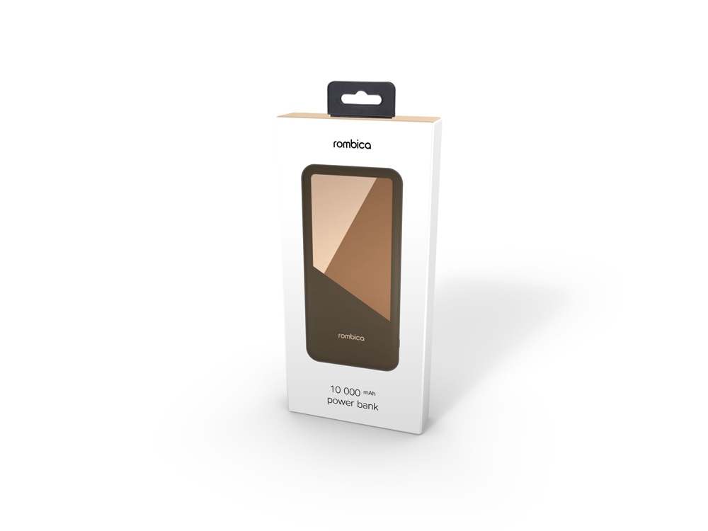 Внешний аккумулятор Rombica NEO Bright 2C, коричневый, коричневый, песочный