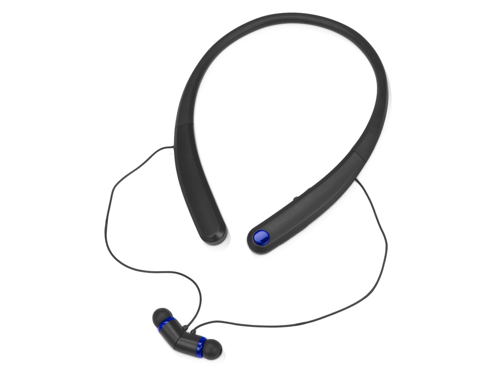 Беспроводные наушники с микрофоном Soundway, черный/синий, черный, синий