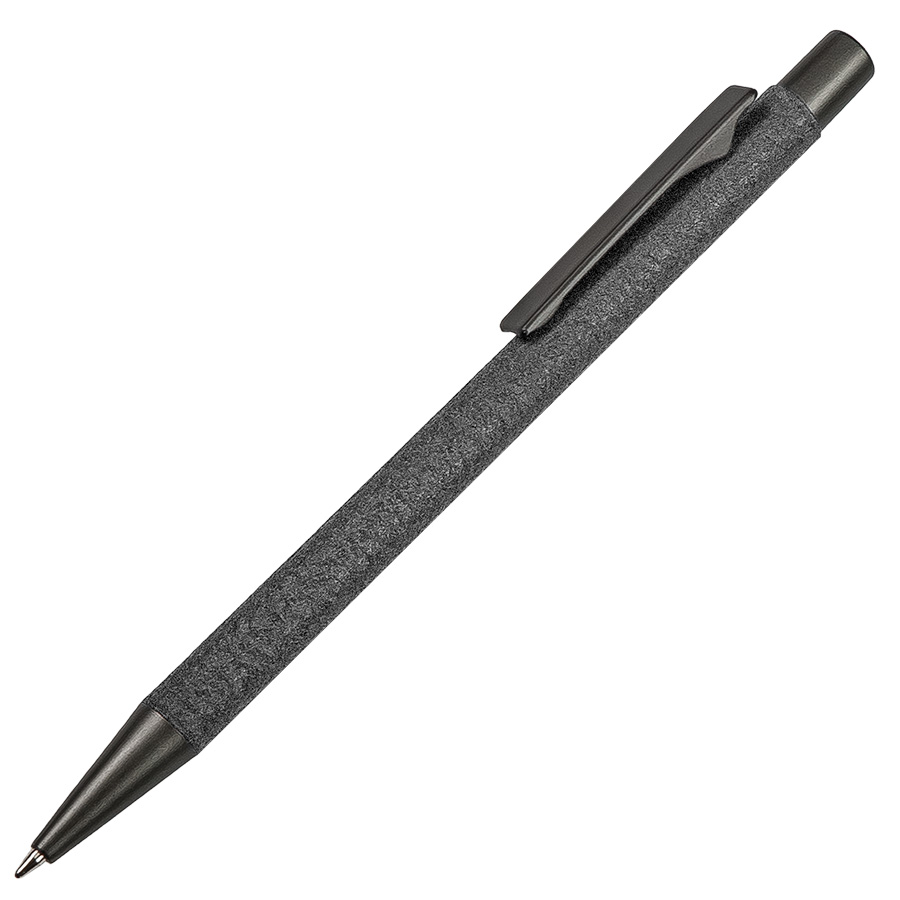 Ручка шариковая FACTOR FOLIO, серый/серебрянный, металл, пластик