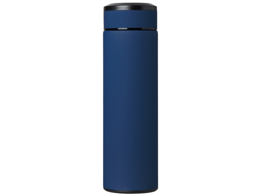 Вакуумный термос Vacuum Flask C1, soft touch, 420мл, темно-синий