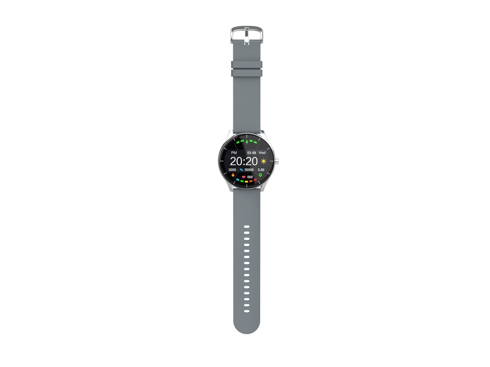 Умные часы HIPER IoT Watch GT, серый/розовый, серый, розовый