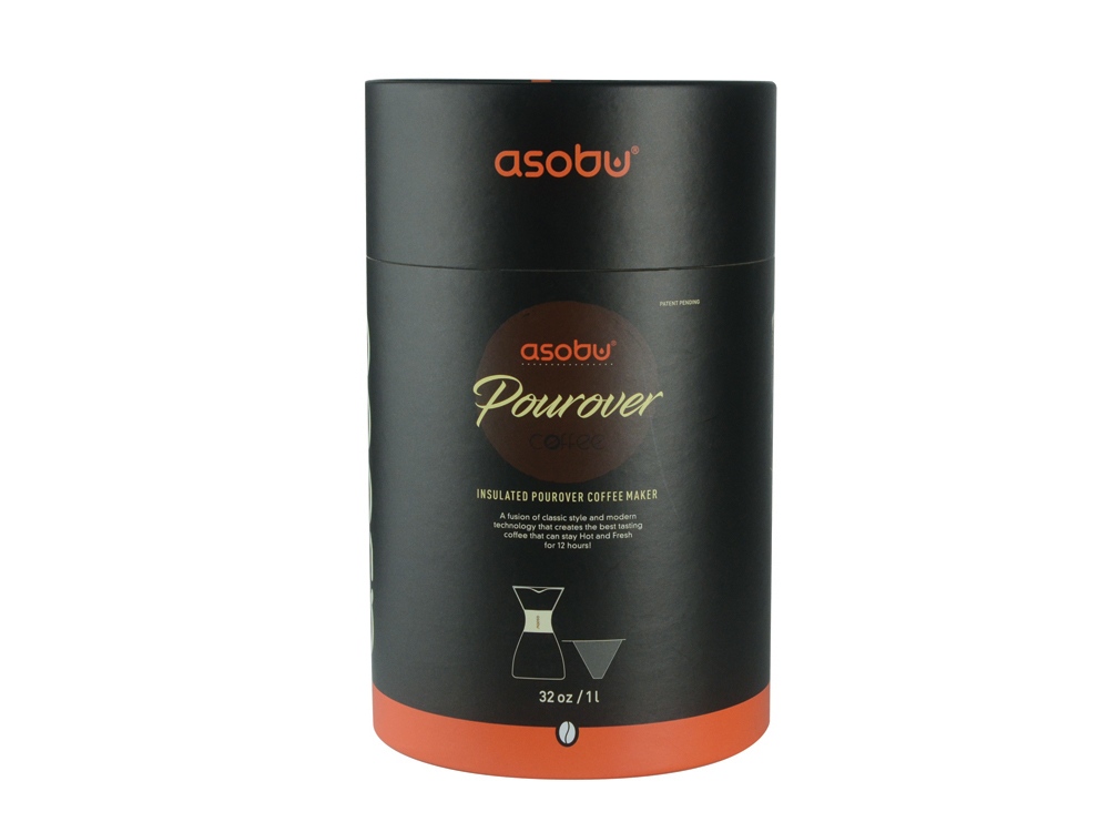 Кофеварка POUR OVER, 1000 мл, красный/черный, красный, черный