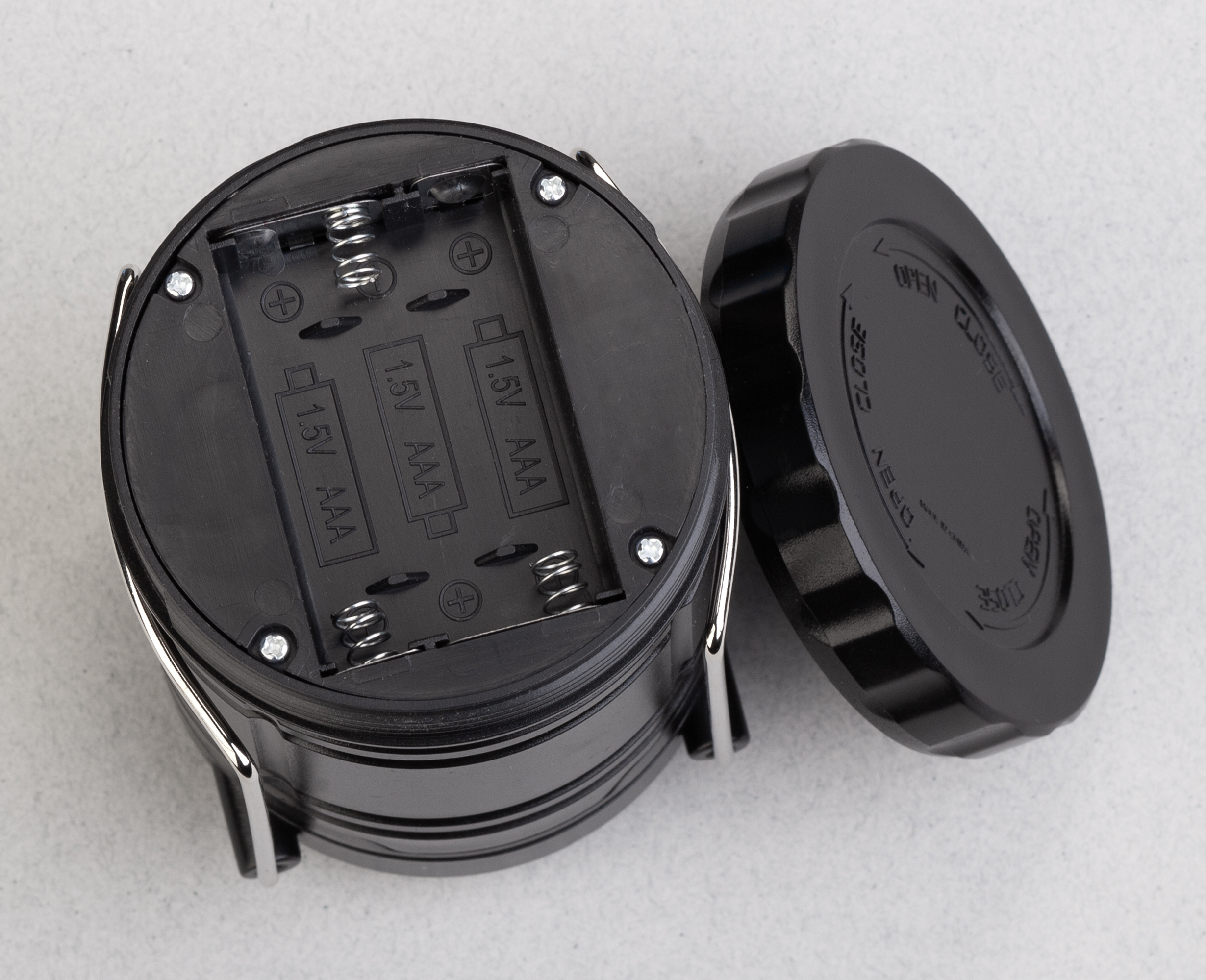 Туристический led-фонарь "Compass" 360˚, цвет черный