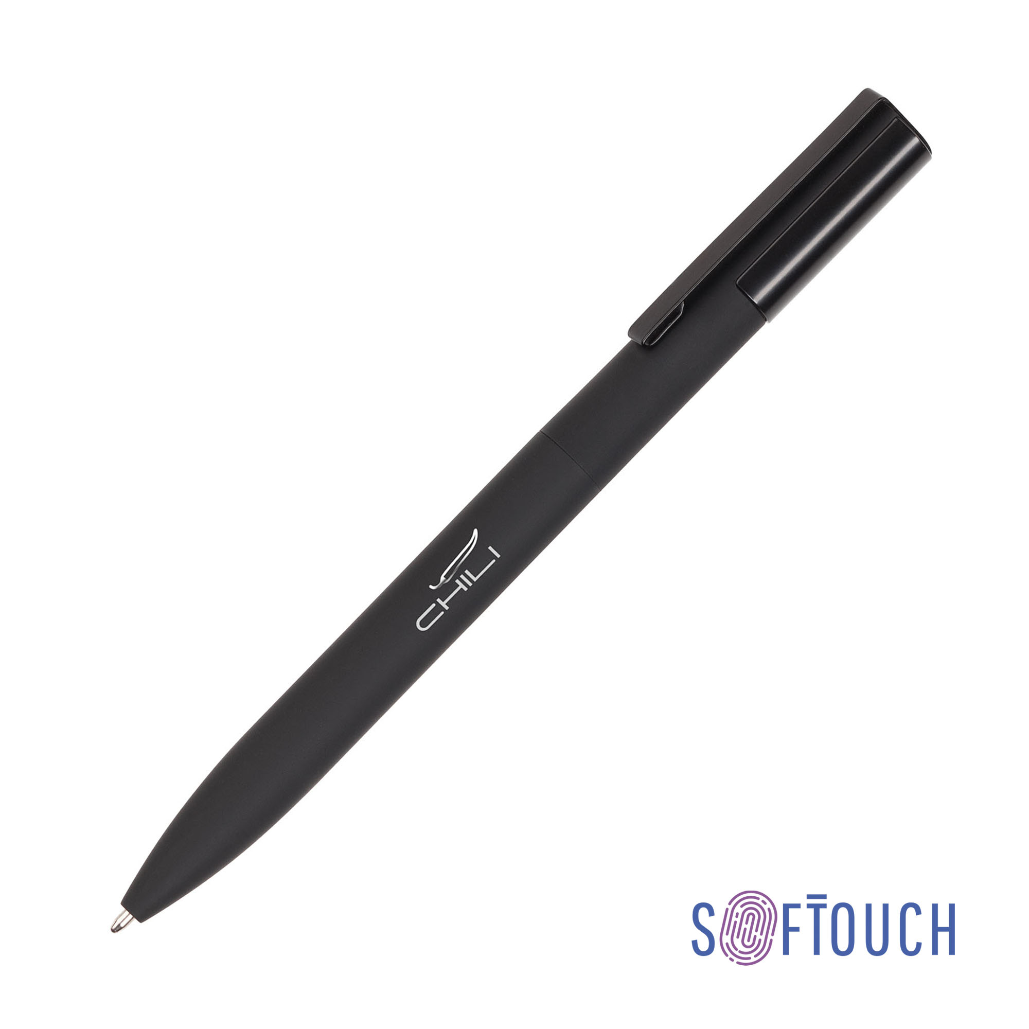 Ручка шариковая "Orion", покрытие soft touch, цвет черный