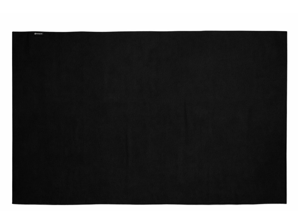 Легкое полотенце Gulpi  из микрофибры RPET с ремешком для складывания, 70*120 см, черный