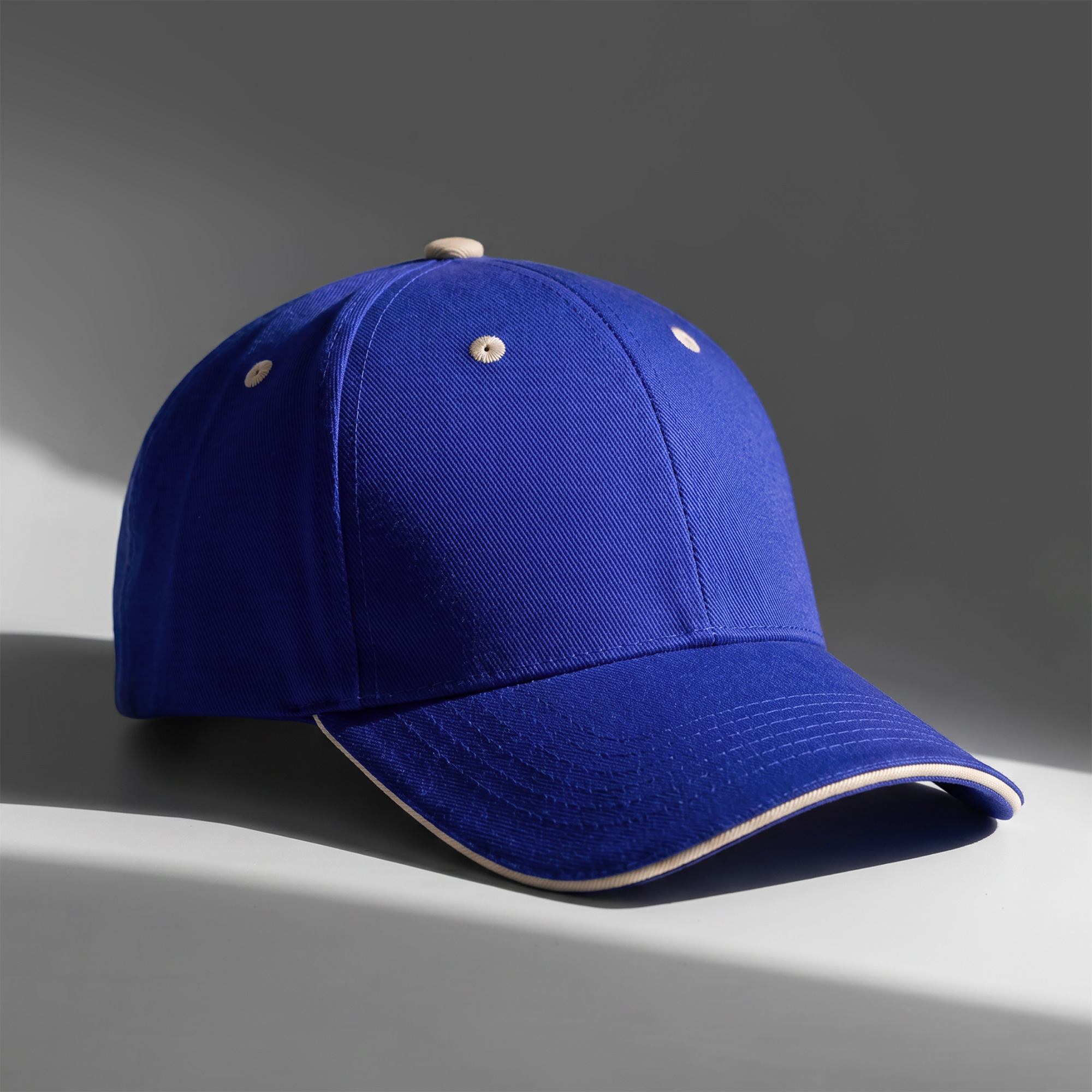 Бейсболка New Castle 6-ти панельная, кл синий/натуральный