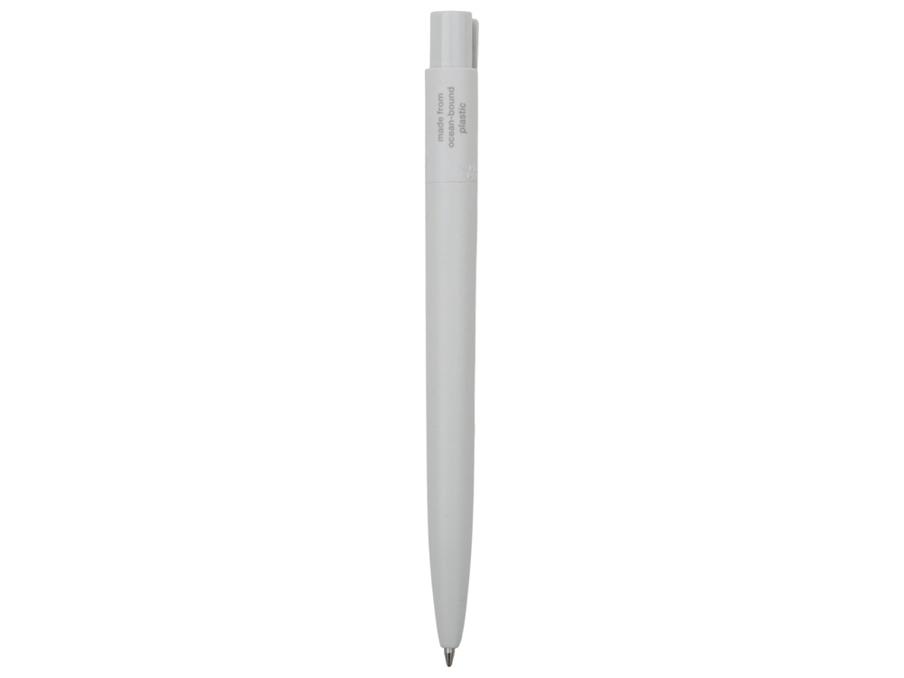 Ручка шариковая Recycled Pet Pen Pro Ocean из океанского пластика, белая