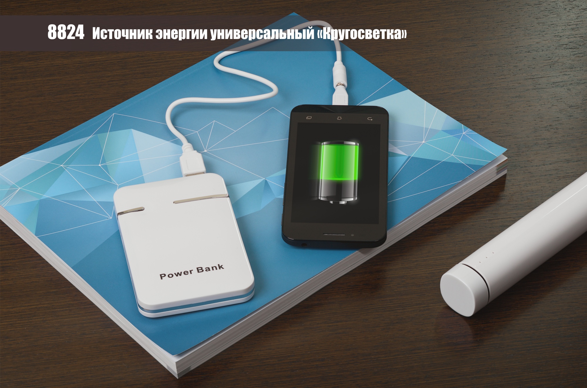 Зарядное устройство "Кругосветка" 5000 mAh, черный#, цвет черный