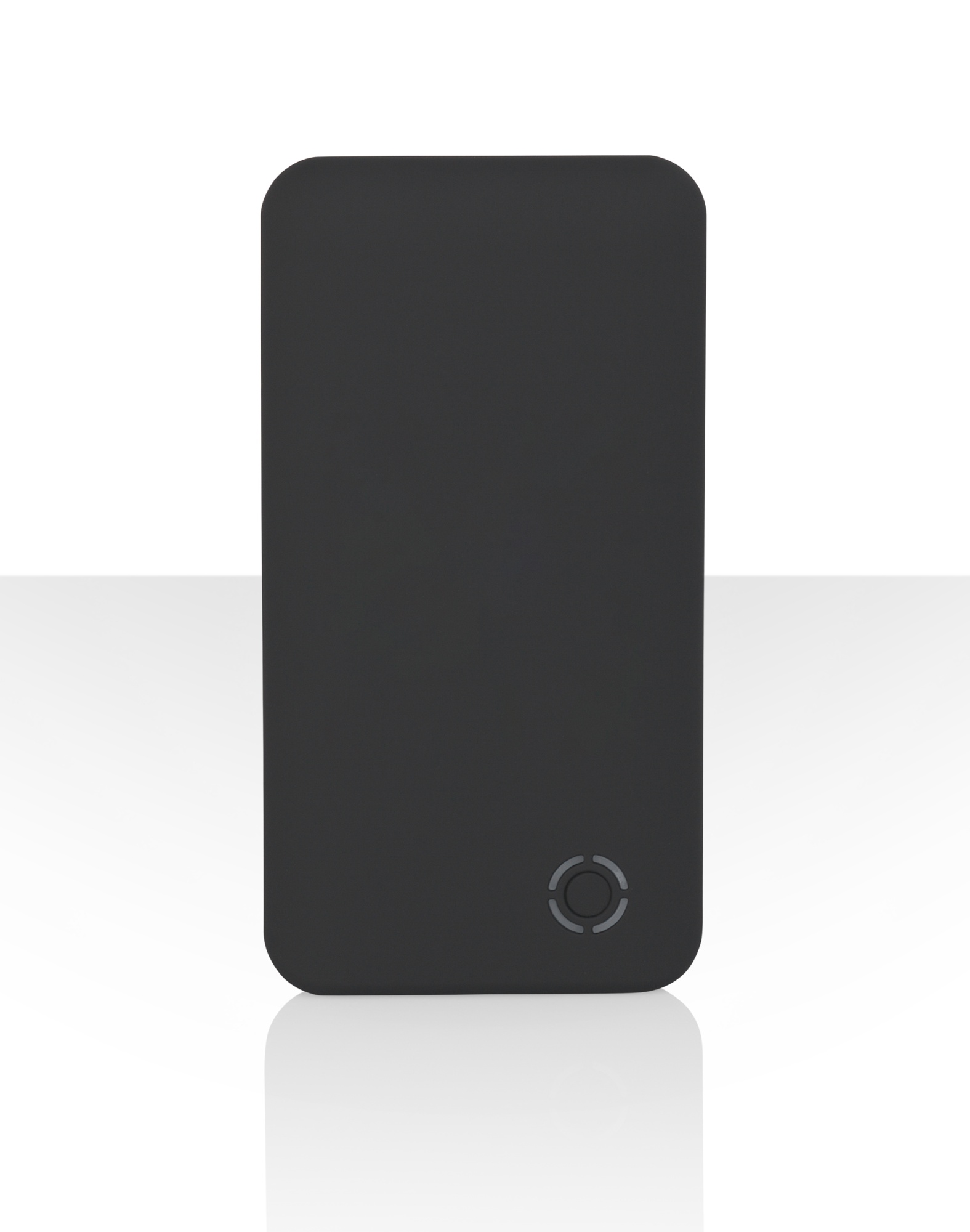 Беспроводное зарядное устройство "Fast SOFTTOUCH", 6000 mAh, цвет черный