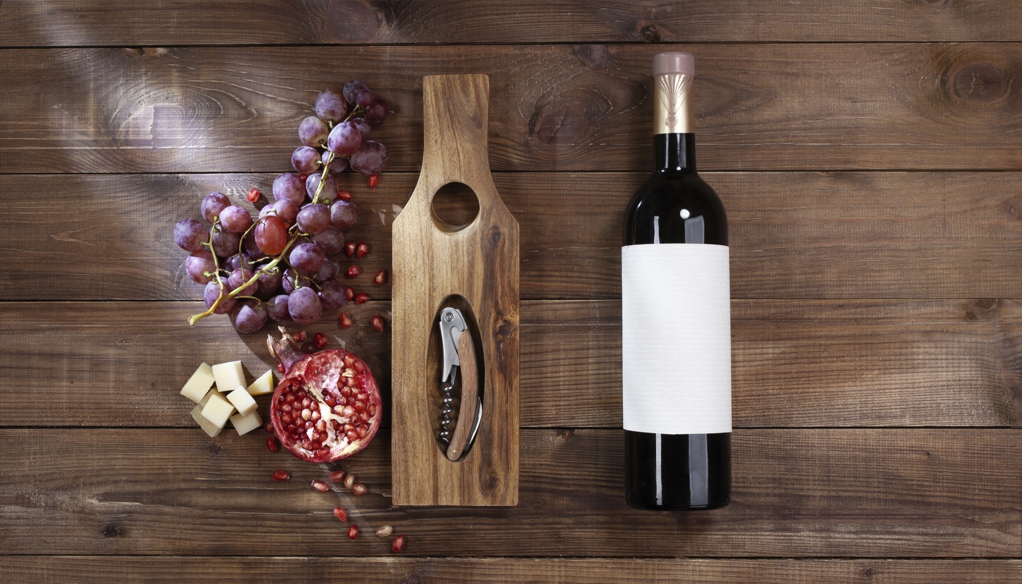 Набор винный "Wine board", цвет натуральный