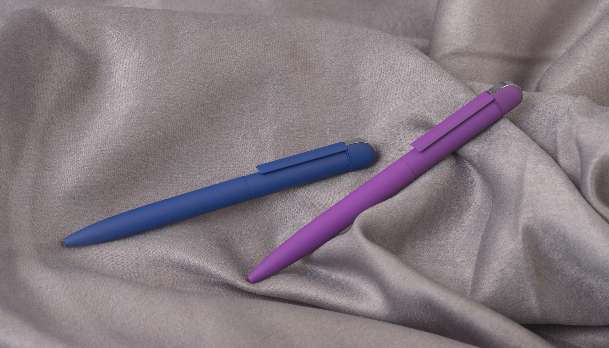Ручка шариковая "Jupiter", покрытие soft touch, цвет фиолетовый