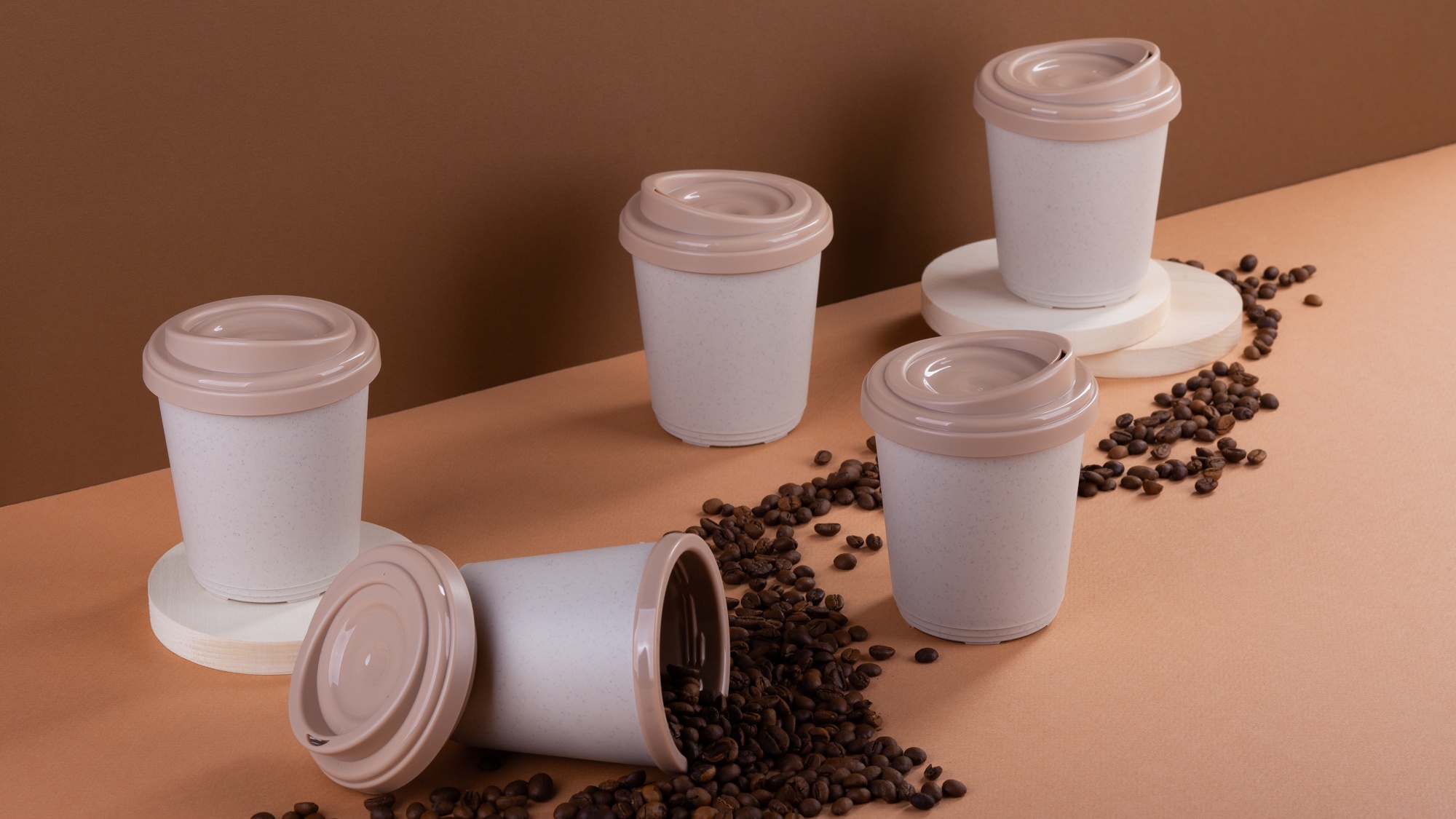 Стакан "Cappuccino" 300 мл, цвет натуральный
