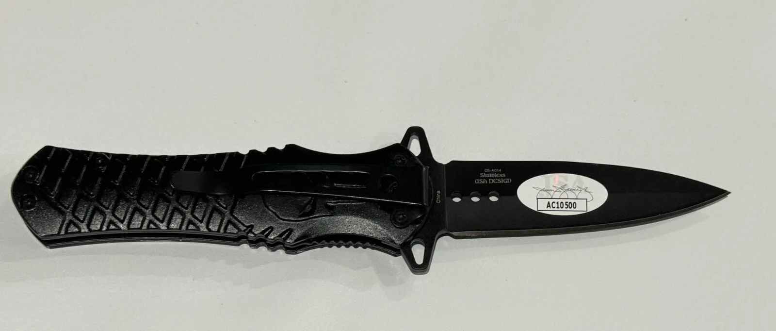 JON BERNTHAL SIGNED THE PUNISHER DISPLAY KNIFE WITH PROOF JSA COA, image 2