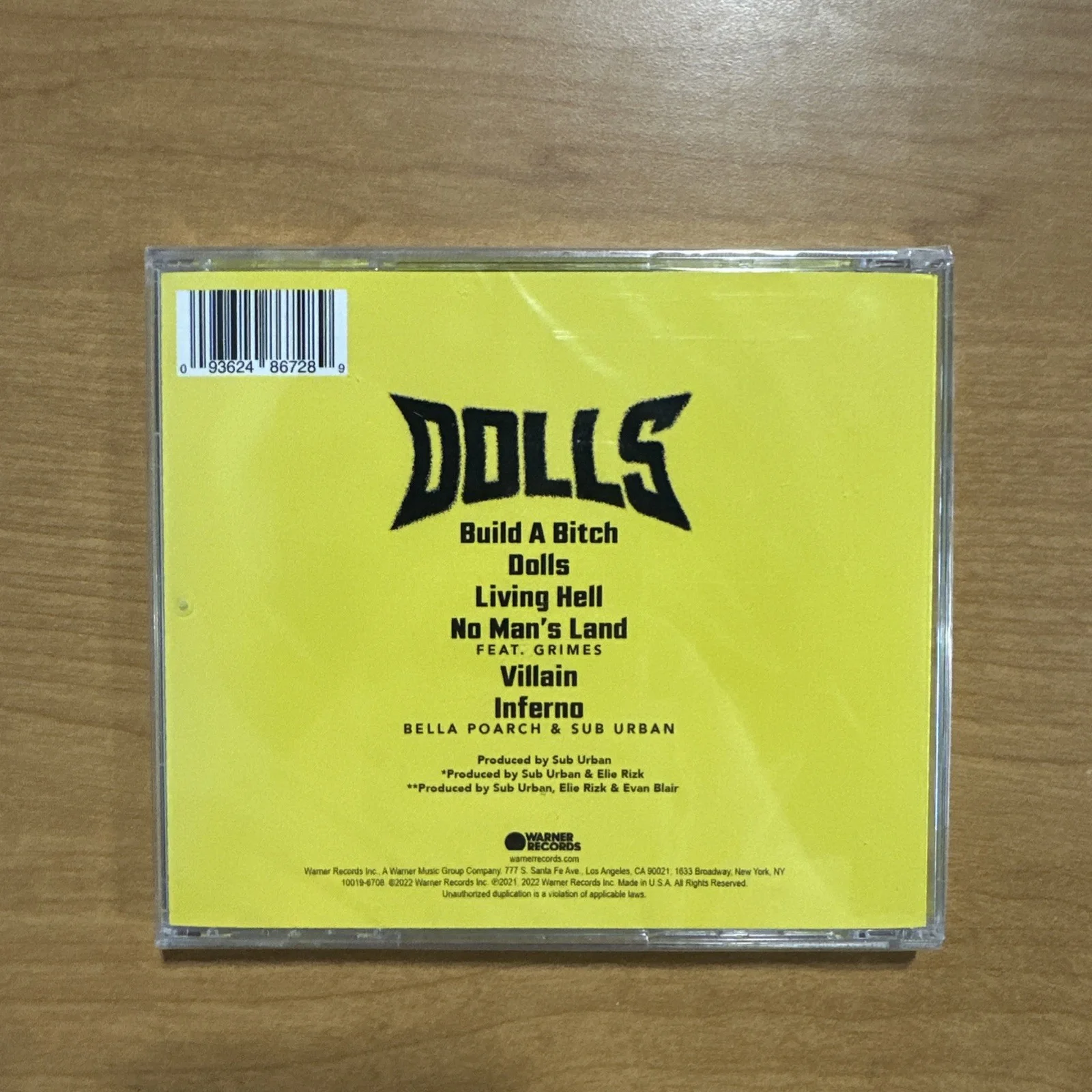 BELLA POARCH DOLLS EP CD W/ SIGNED ART CARD AUTOGRAPH #15, image 2