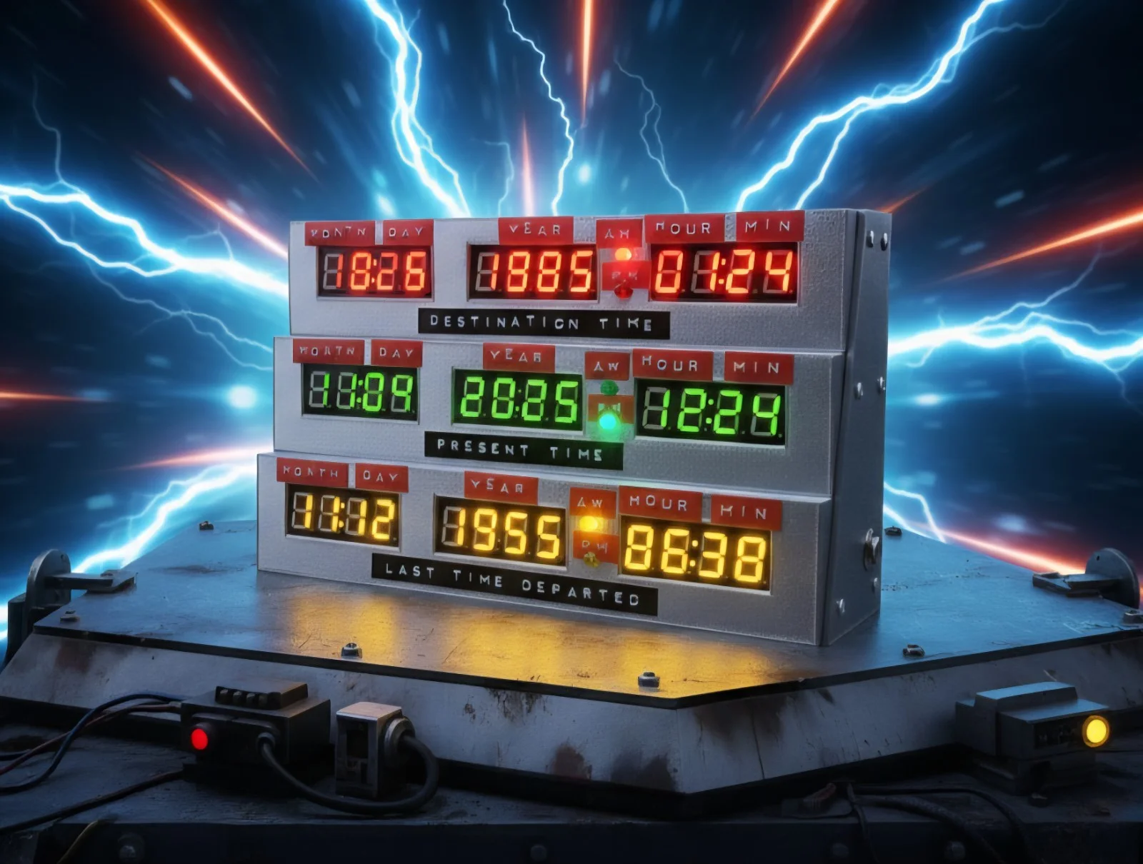 Back to the Future Time Circuit Clock V2 | WiFi or Standalone Smart Clock, изображение 3