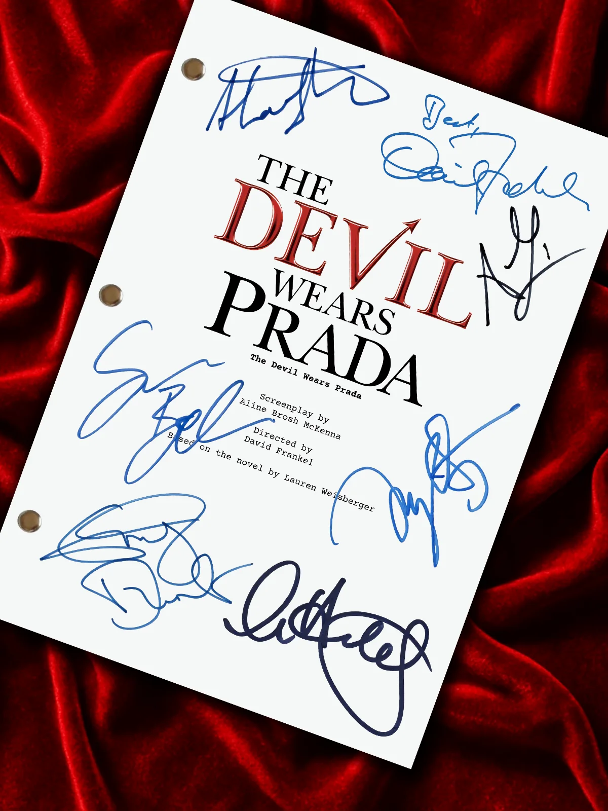 Devil Wears Prada Signed Movie Script, Full Screenplay Autographed Reproduction, изображение 2