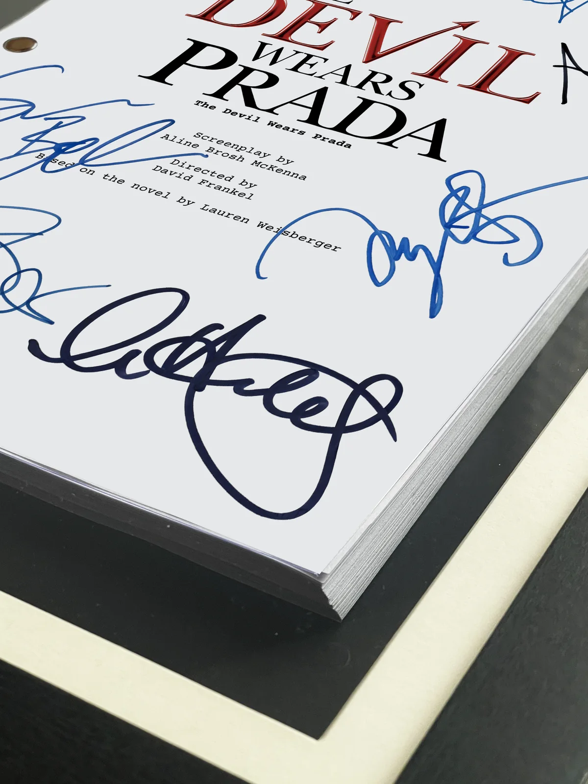 Devil Wears Prada Signed Movie Script, Full Screenplay Autographed Reproduction, изображение 5
