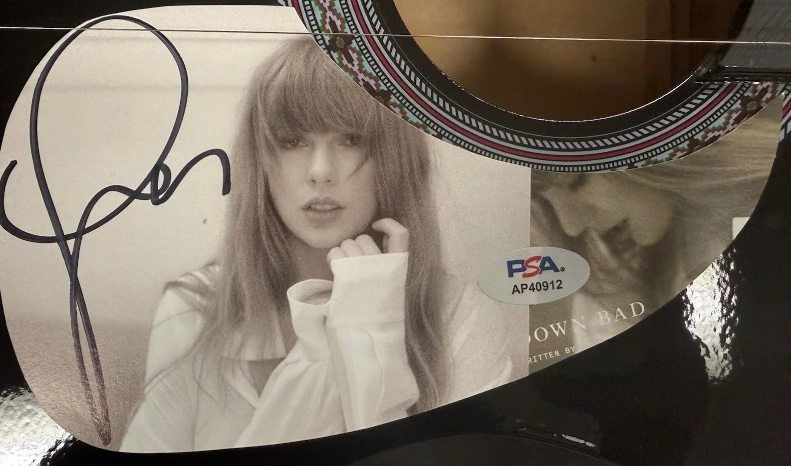 Taylor Swift Signed Acoustic Guitar PSA COA, image 4