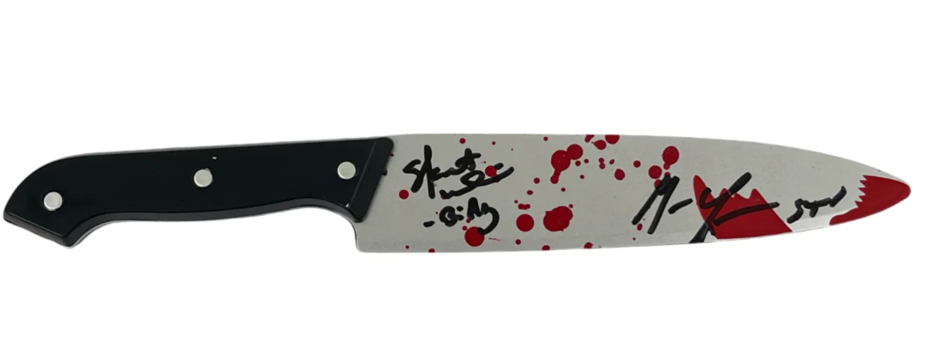 Matthew Lillard — Matthew Lillard Skeet Ulrich Signed Prop Knife Scream Autograph Beckett Witness