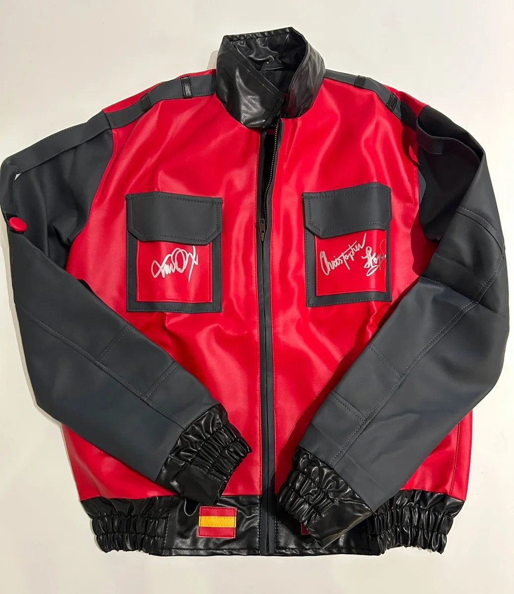 Michael J Fox, Christopher Lloyd — MICHAEL J FOX & CHRISTOPHER LLOYD Signed Back to the Future Marty's Jacket - COA, image 2