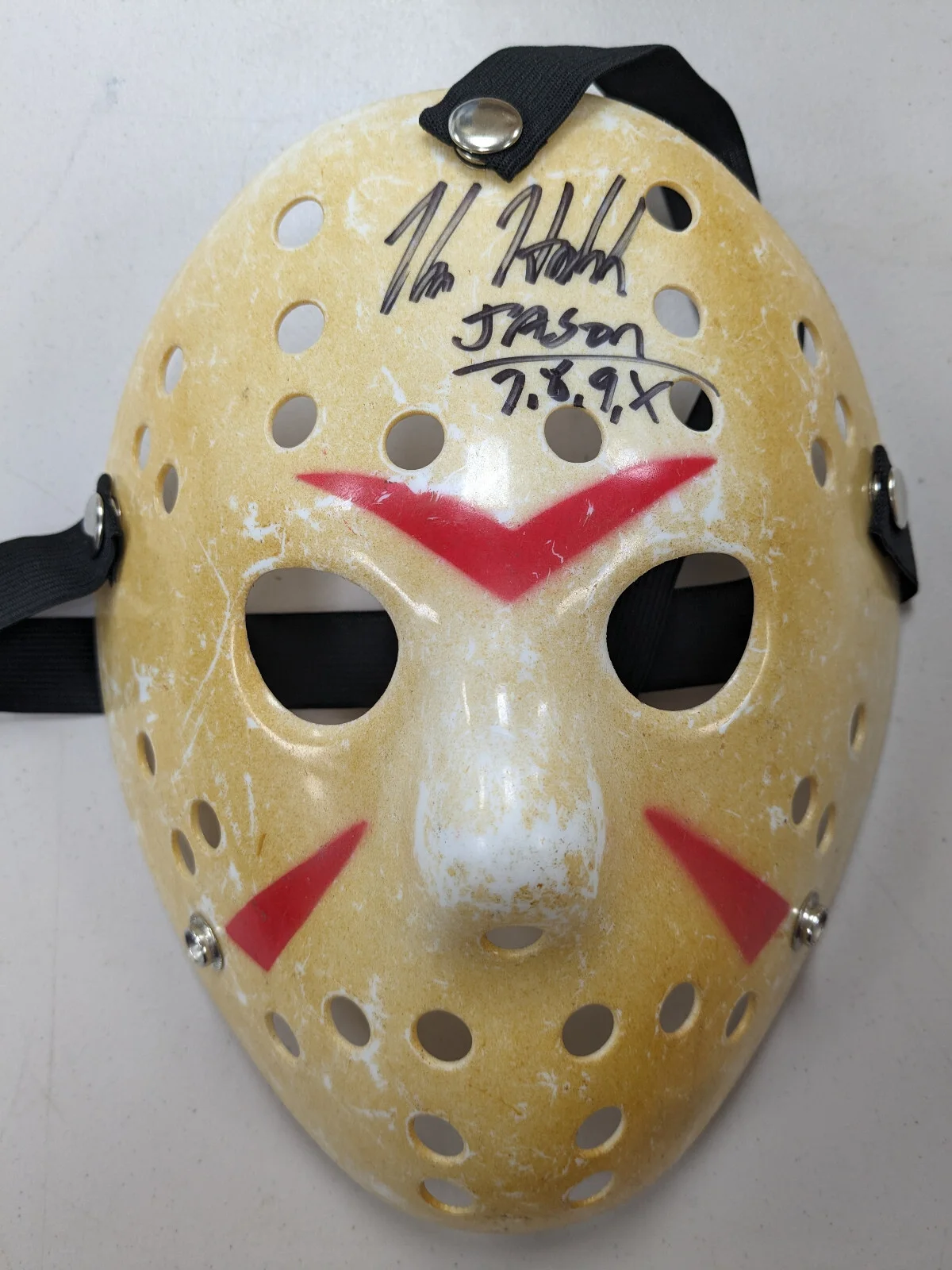 Kane Hodder — KANE HODDER Signed Jason Voorhees 7,8,9,X MASK Friday the 13th Autograph JSA COA