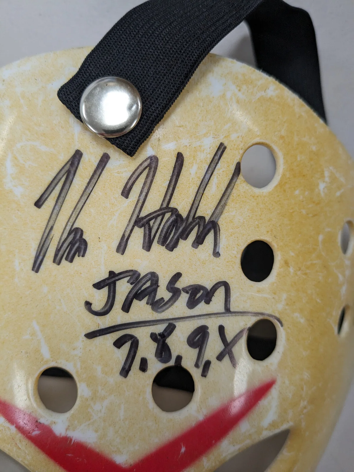 Kane Hodder — KANE HODDER Signed Jason Voorhees 7,8,9,X MASK Friday the 13th Autograph JSA COA, изображение 2