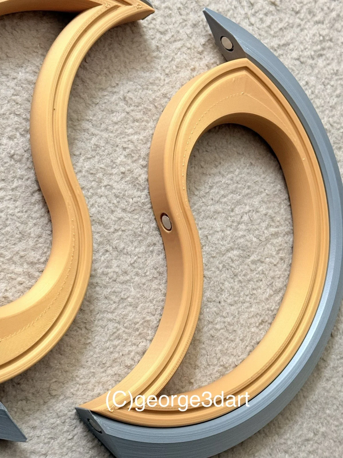 Xena Warrior Princess Super Chakram Yin Yang Cosplay Prop, image 3