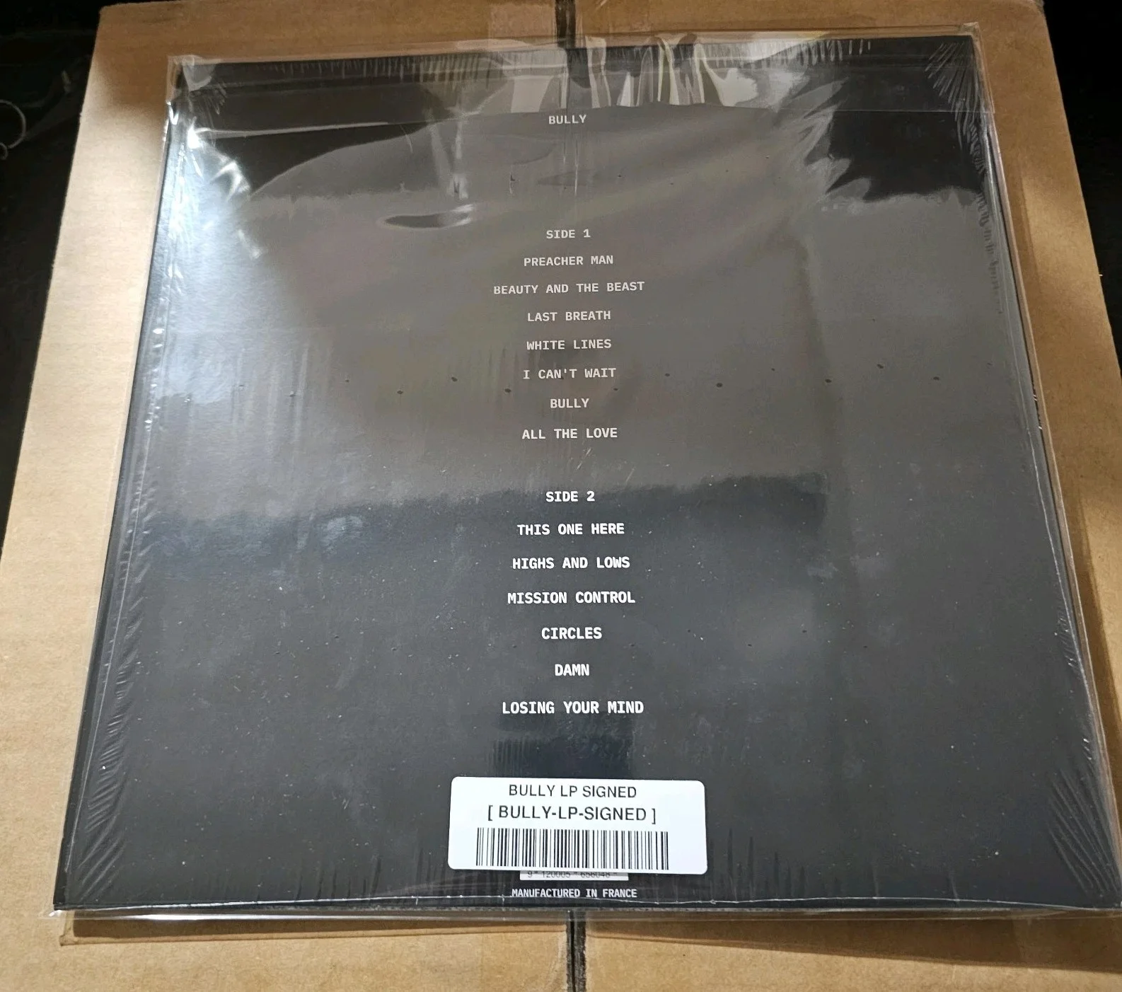 Kanye West “Bully” Signed Vinyl LP Sealed Autographed Yeezy Official Release, image 2