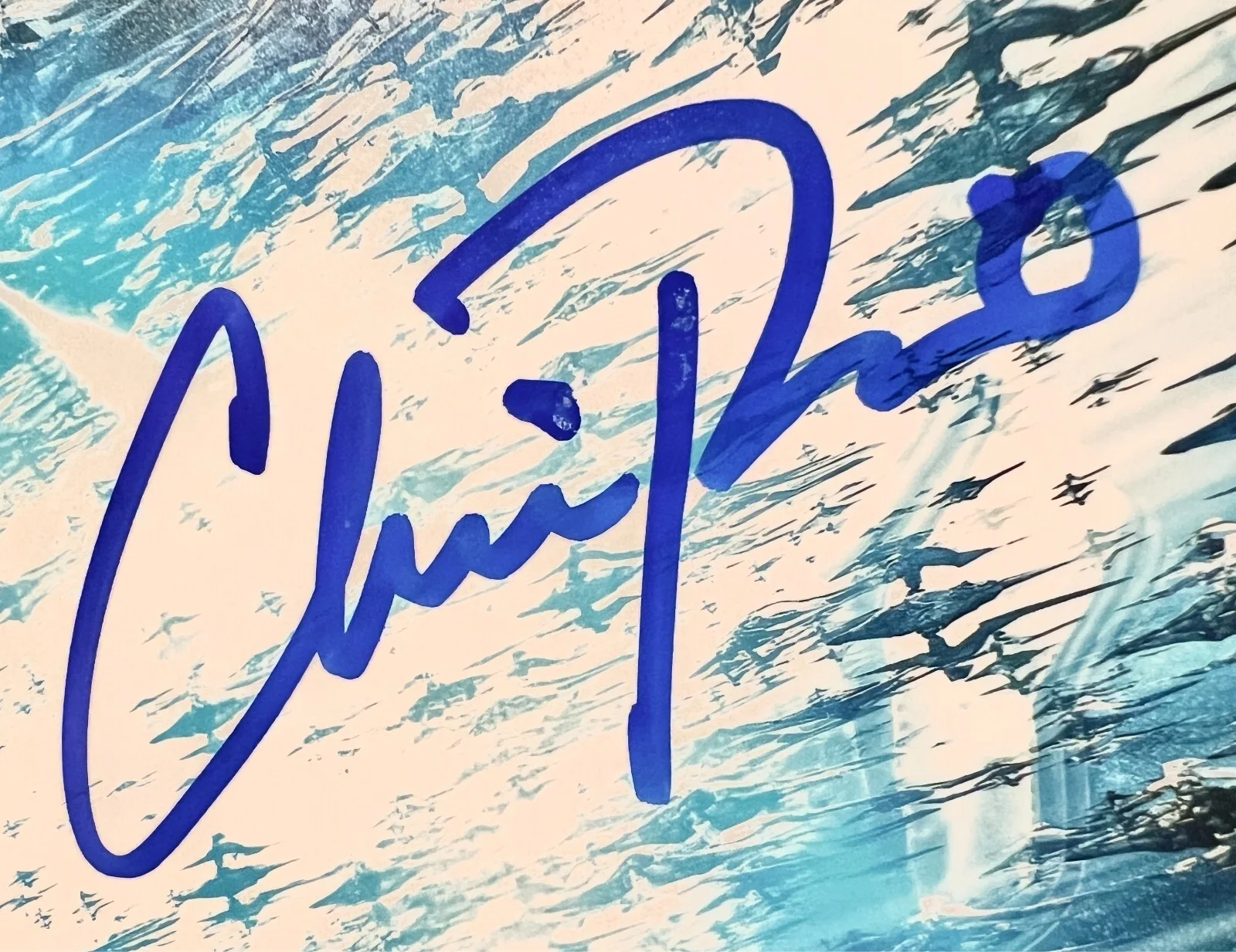 Chris Pine — Chris Pine Autographed 11x14 Photo Star Trek Signed Beckett BAS Witnessed, изображение 2